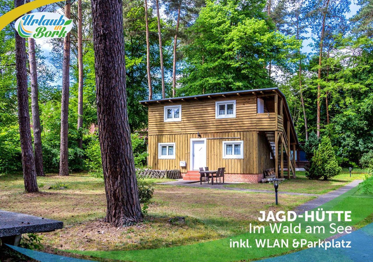 Вілла Jagd-Angler-Holzhaus-Im-Wald-Am-See Киріц Екстер'єр фото